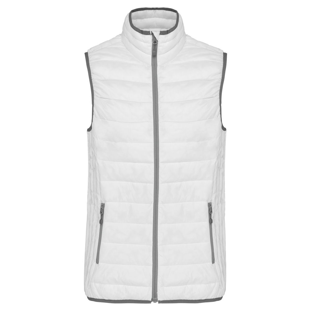 K6114 - Ladies' lightweight sleeveless down jacket - White