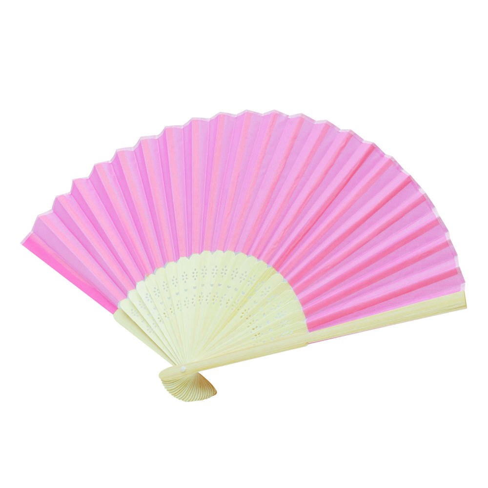 BAMBOO COOL - Opvouwbare waaier - Roze