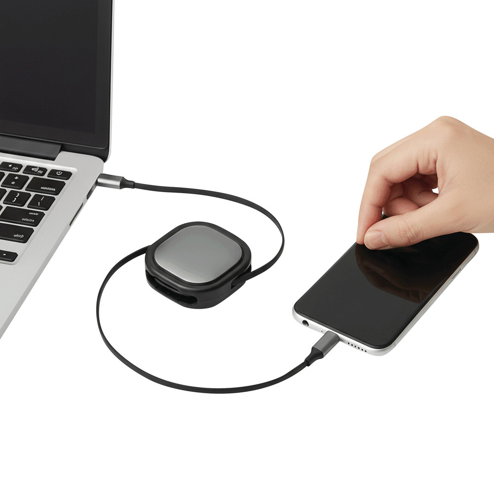 C2C - Laad- en datakabel, oprolbaar (lengte ca. 90 cm)