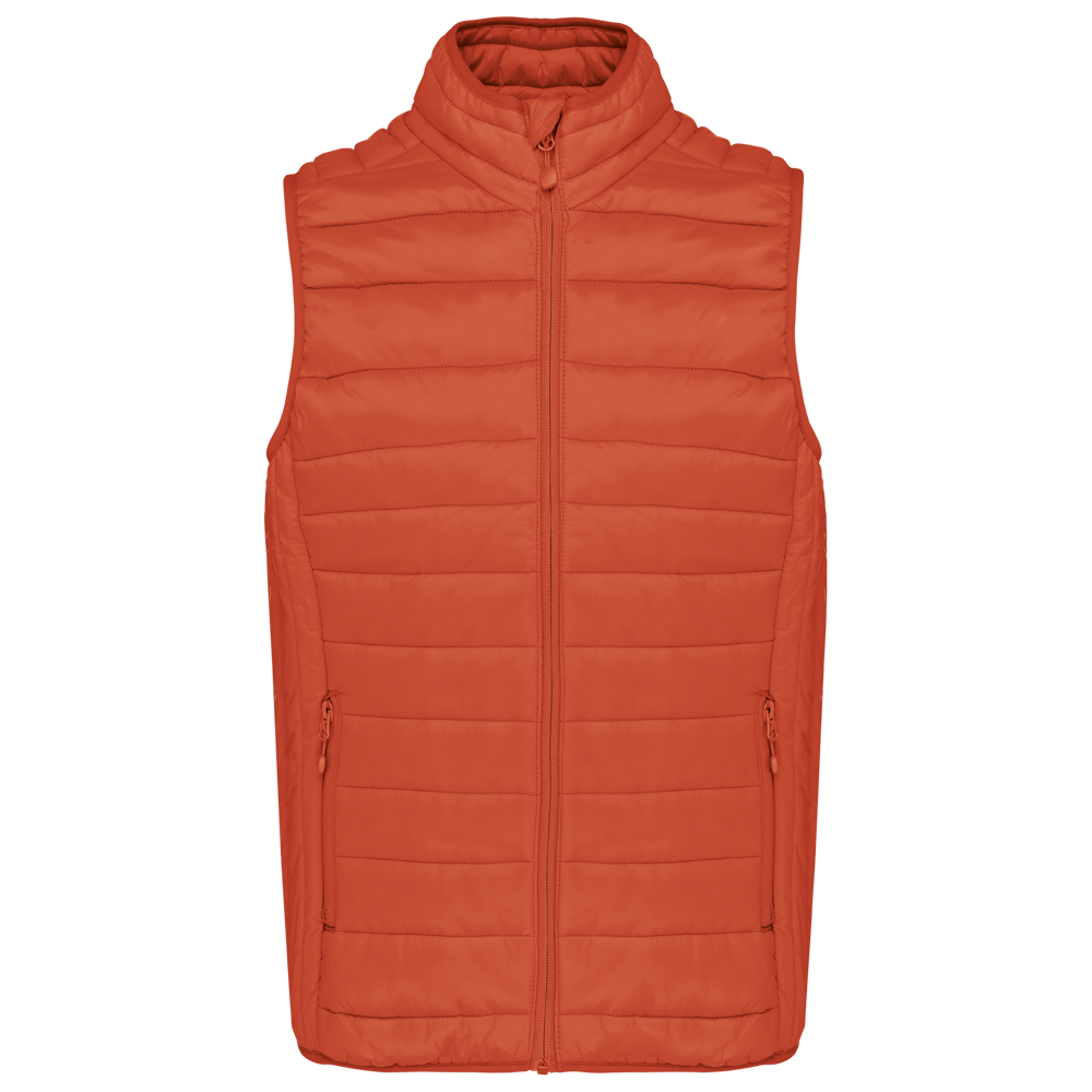 K6113 - Men’s lightweight sleeveless down jacket - Burnt Ochre