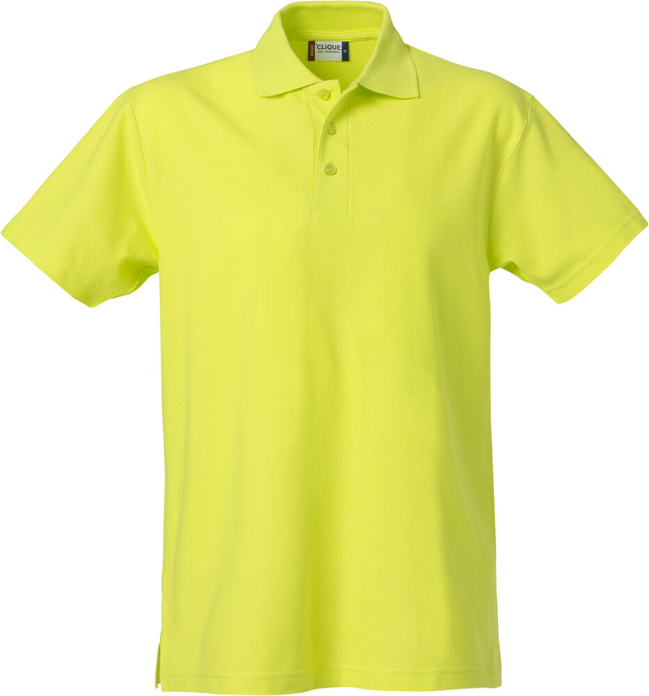 Clique - Basic Polo - Signaal-groen