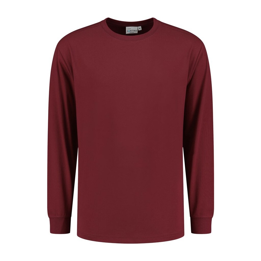Santino T-shirt Ledburg - Burgundy