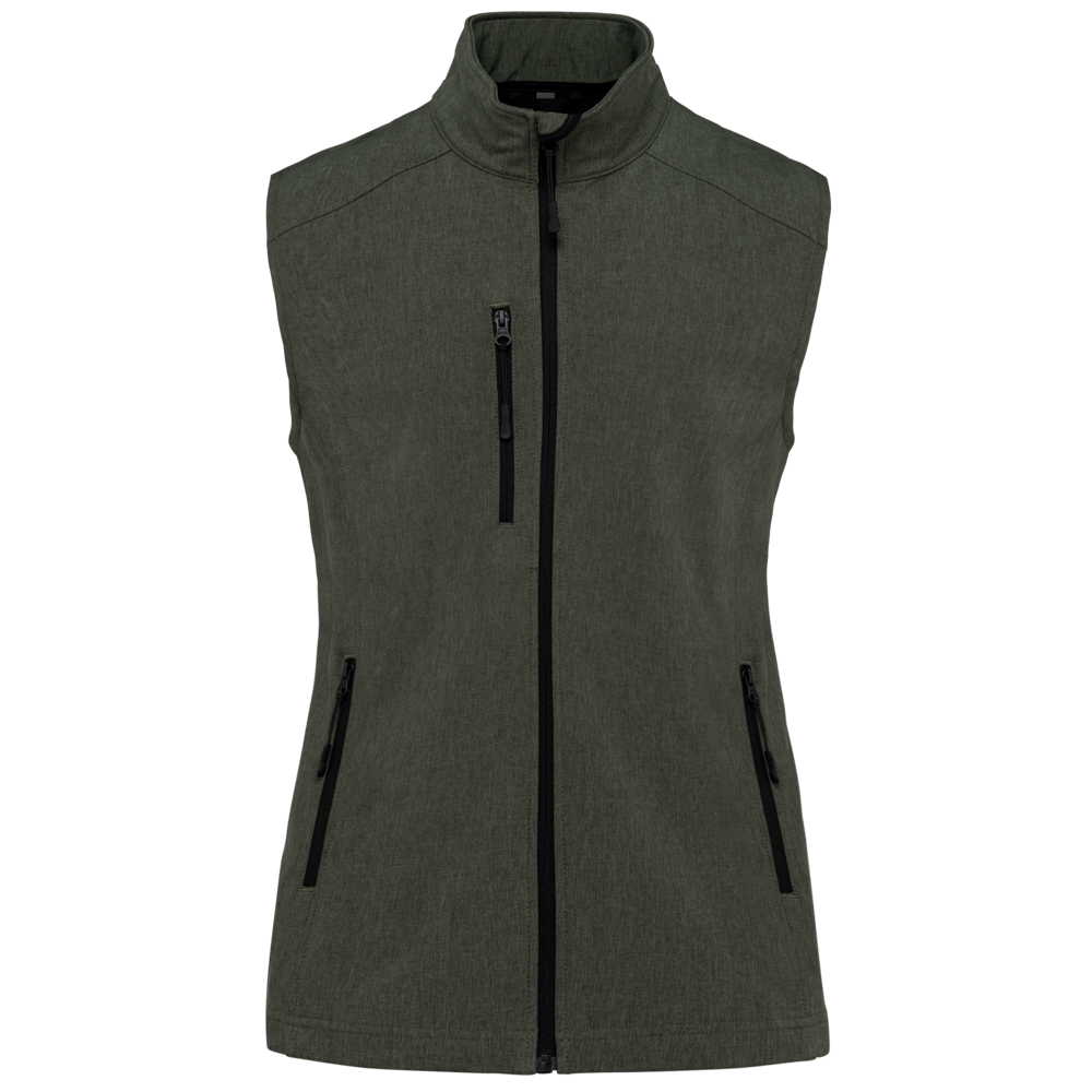 K404 - Dames softshell bodywarmer - Marl Green
