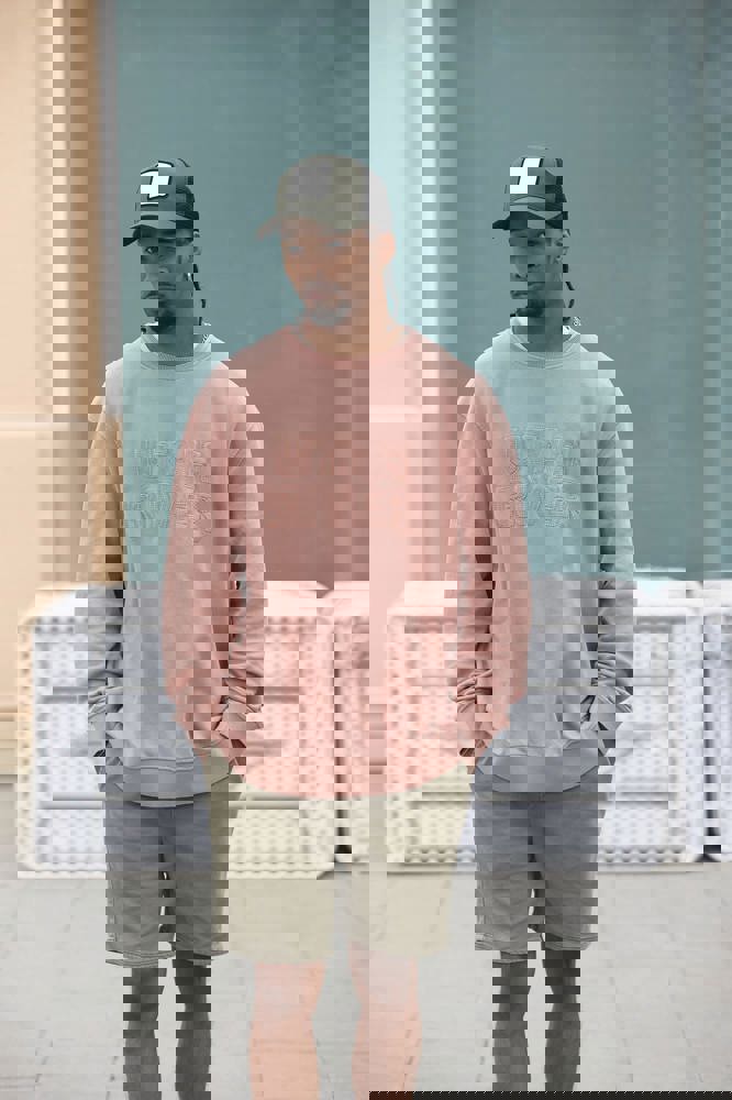 B636 - 5-panel trucker pet met vierkante patch