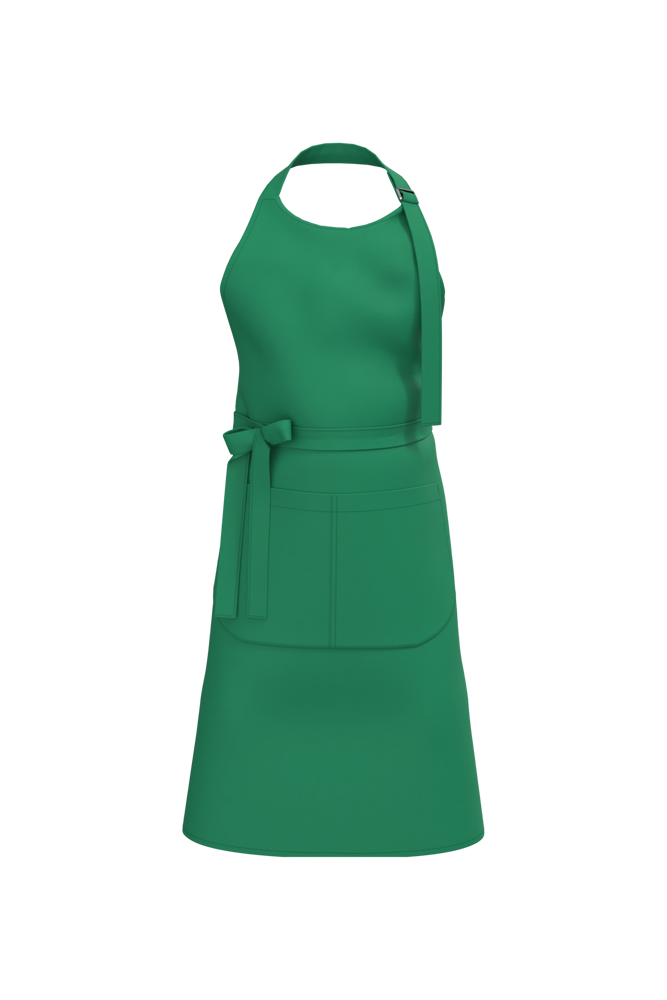 K8007 - Schort met zak van biologisch katoen - Green Field