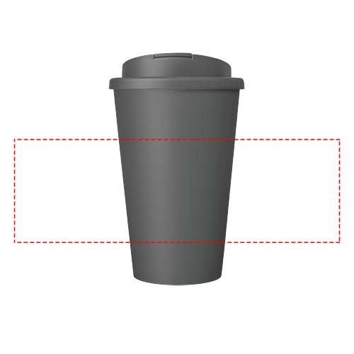 Americano® Eco 350 ml gerecyclede beker met spill-proof deksel