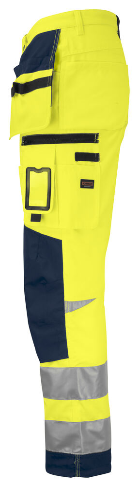 Jobman - 2222 Hi-Vis Trousers Star HP Geel/Navy 154