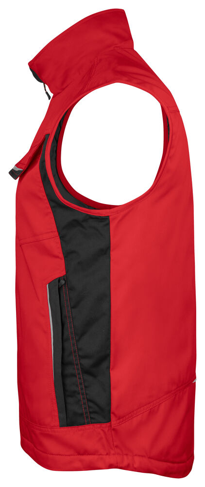 Jobman - 7517 Service Vest Lined Rood XXL