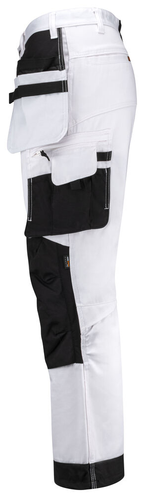 Jobman - 2174 Painters' Trousers Core Stretch Wit/zwart 120