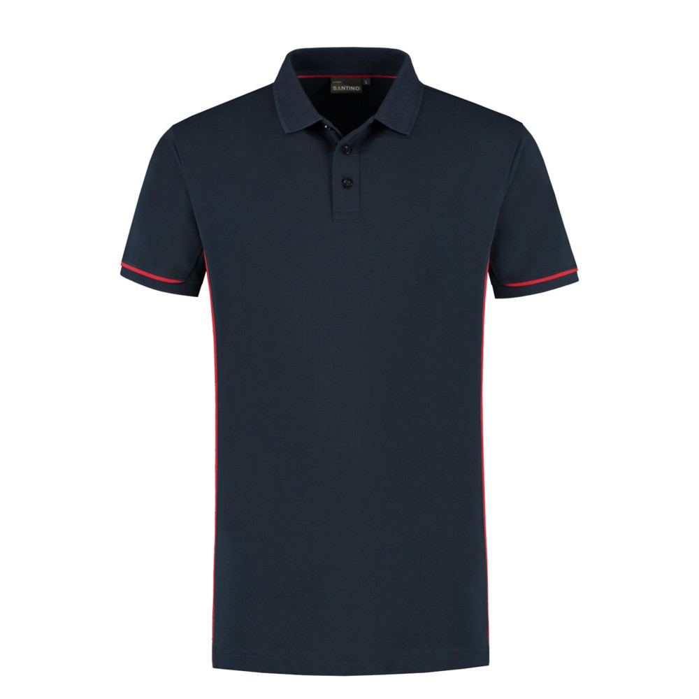 Santino Poloshirt Carsen+ - Real Navy / Red