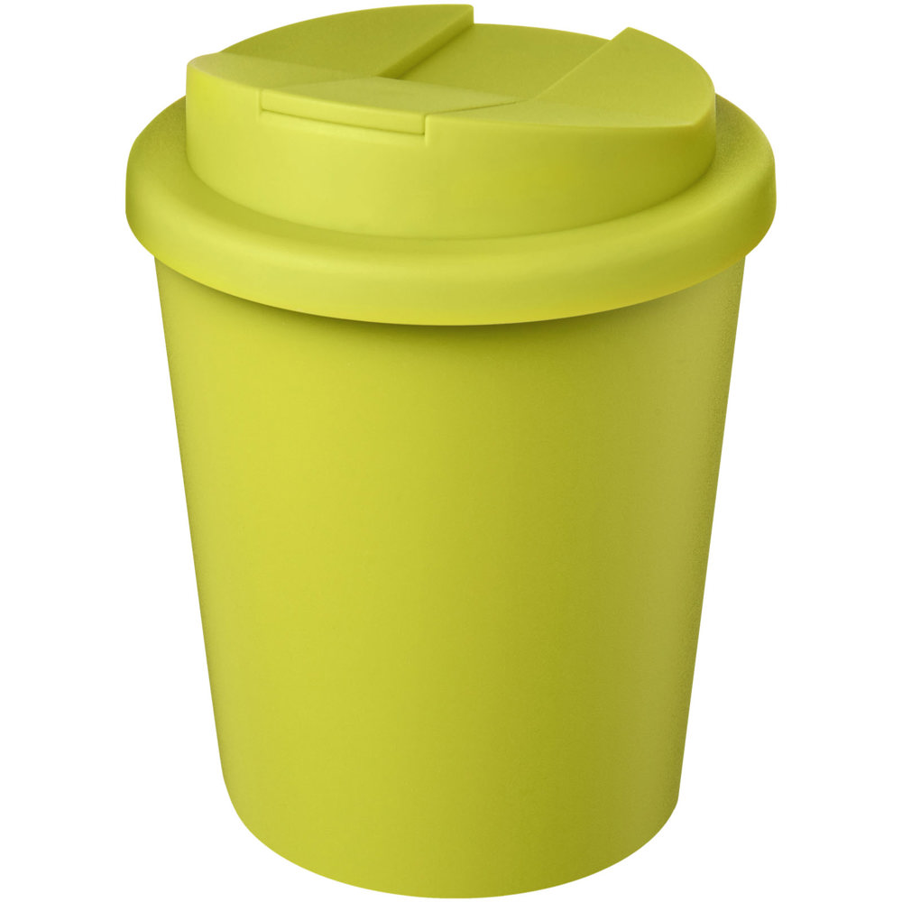 Americano® Espresso Eco 250 ml gerecyclede beker met knoeibestendig deksel - lime