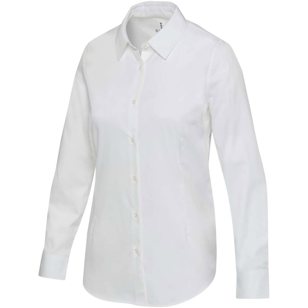 Citrine twill damesshirt - Wit