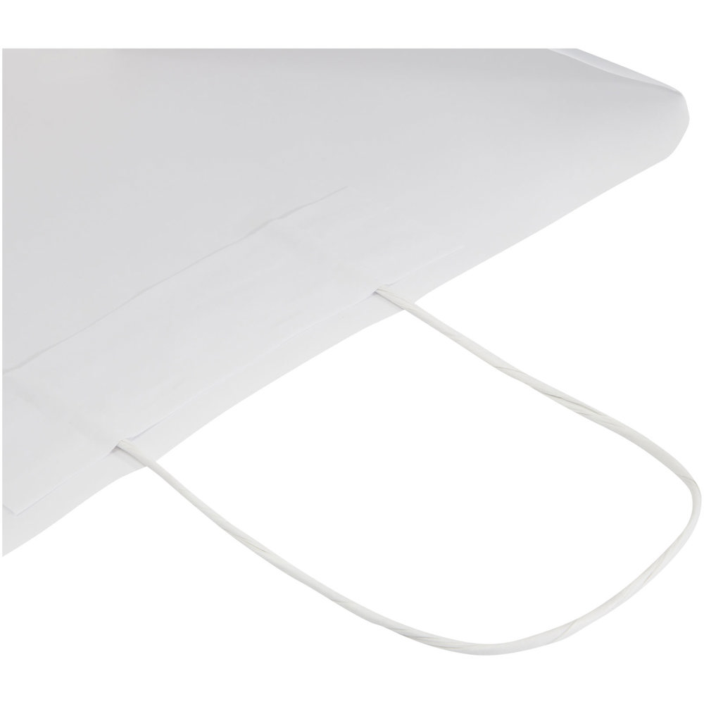 Papieren tas 120 g/m2 gemaakt van kraftpapier met gedraaide handgrepen - 31 x 12 x 31 cm