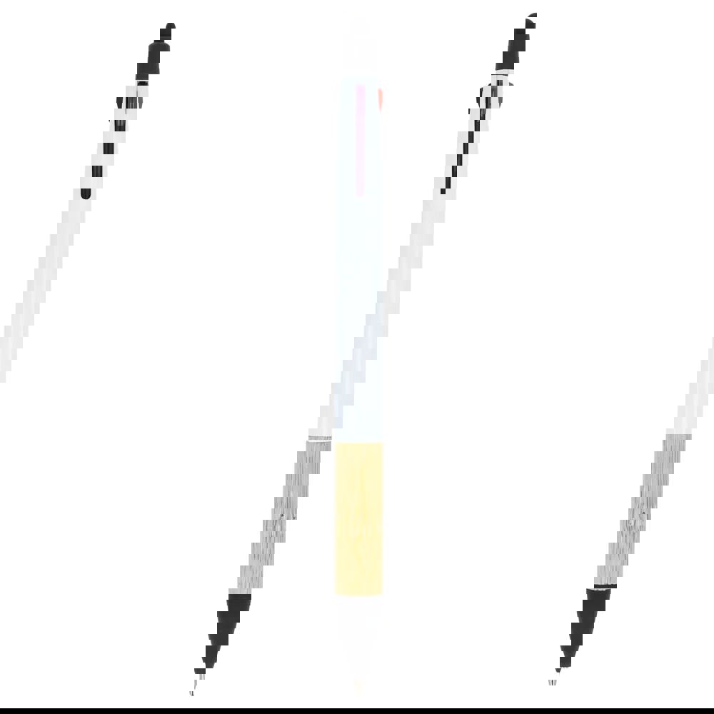 3-kleuren pen met bamboe grip