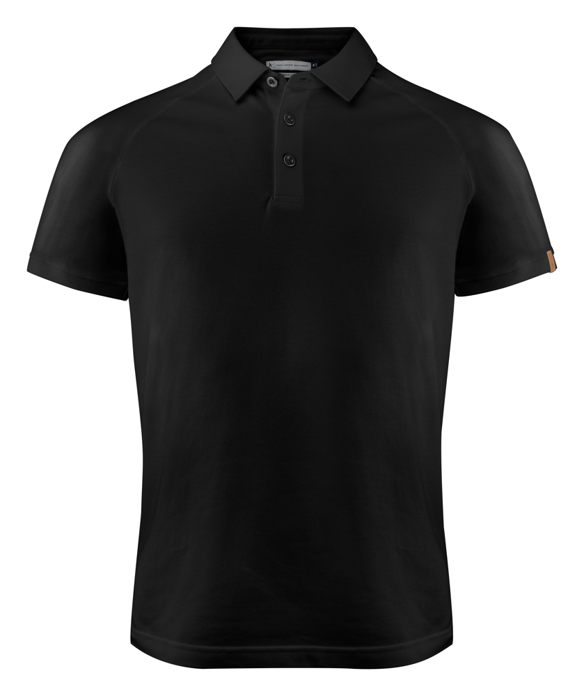 Brookings Polo Pique Modern Fit Heren - zwart