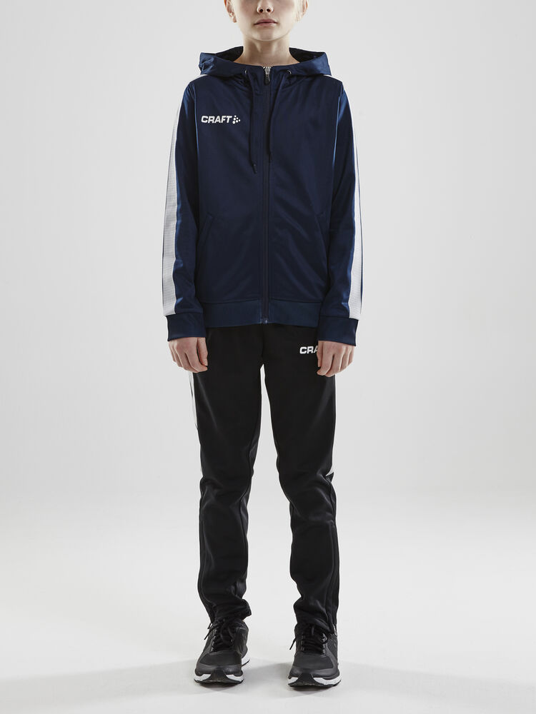 Craft - Pro Control Hood Jacket Jr Navy/White 134/140