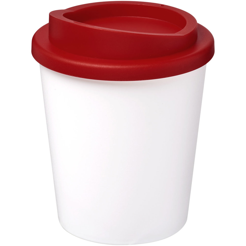 Americano® espresso 250 ml geïsoleerde beker - Wit, Rood
