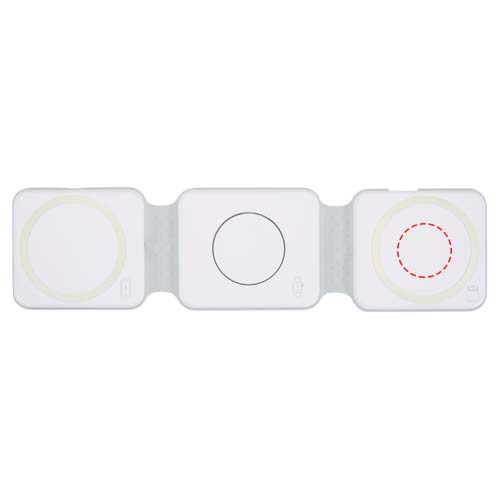 Armus 3-in-1 15W gerecycleerde plastic opvouwbare draadloze oplader