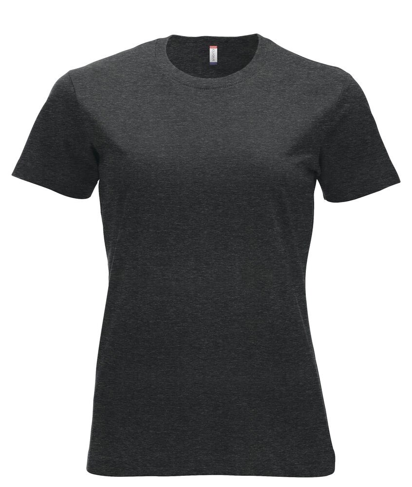 Clique - New Classic-T Women - Antraciet Melange