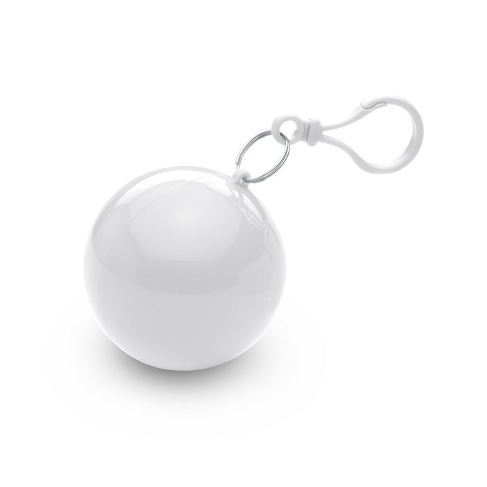 NIMBUS - Poncho in kunststof bal - wit