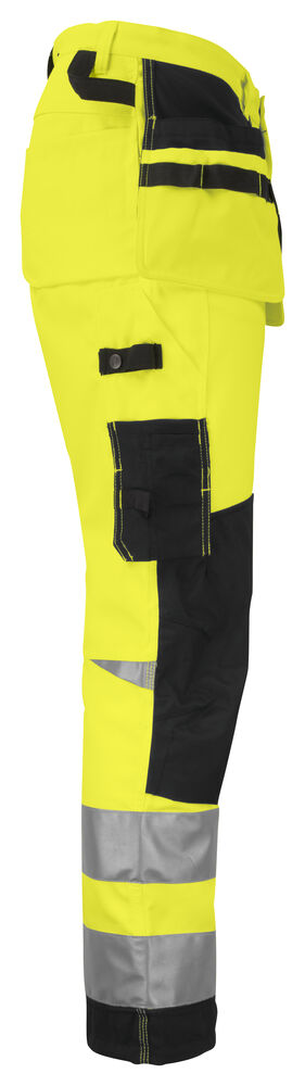 Jobman - 2222 Hi-Vis Trousers Star HP Geel/Zwart 108