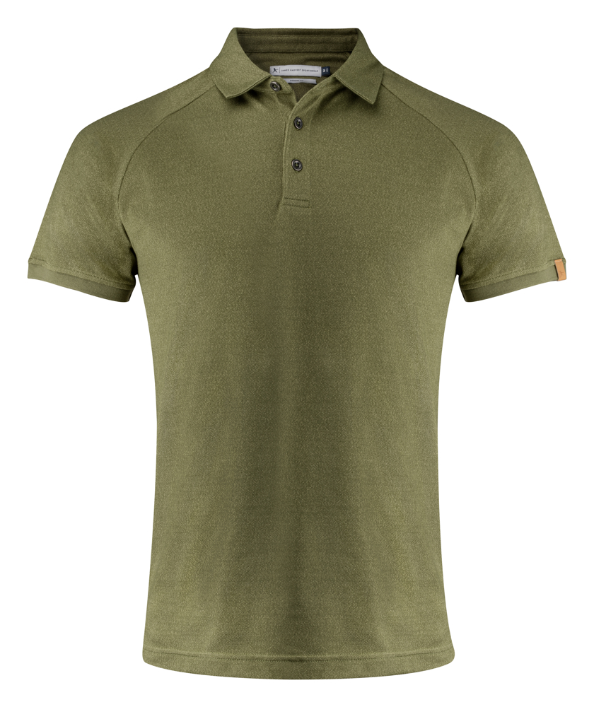 Brookings Polo Pique Modern Fit Heren - Mosgroen