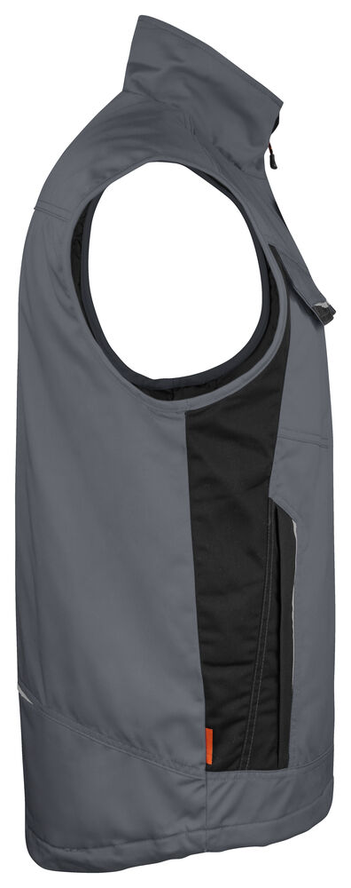 Jobman - 7517 Service Vest Lined Donkergrijs XXL