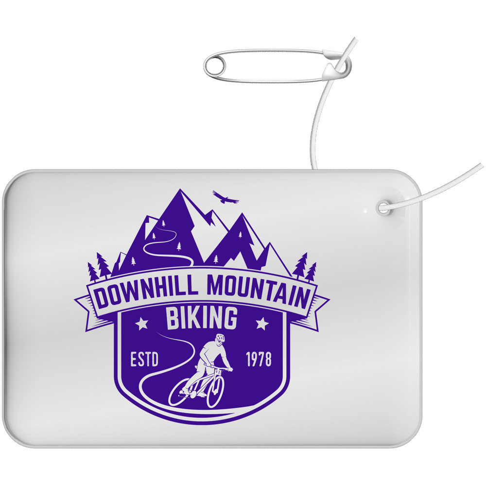 RFX™ H-10 kleine rechthoekige reflecterende TPU hanger