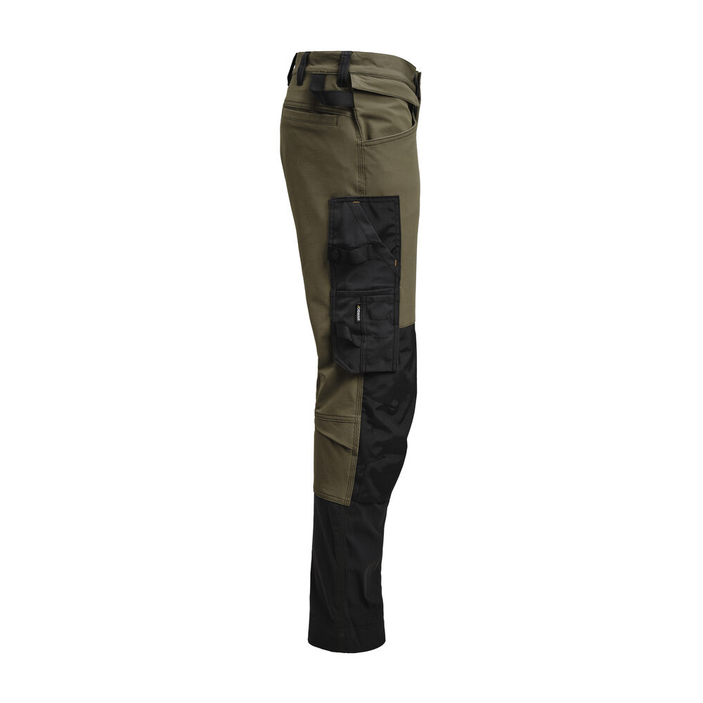 Jobman - 2391 Craftsman Trousers Stretch olijfgroen/zwart 100