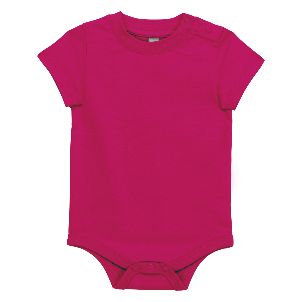 K831 - Babyromper korte mouwen - Fuchsia