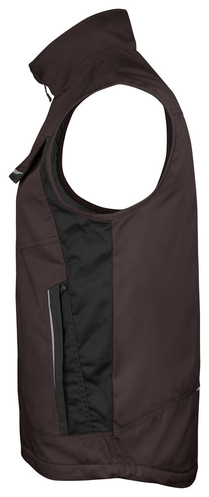 Jobman - 7517 Service Vest Lined Bruin 3XL