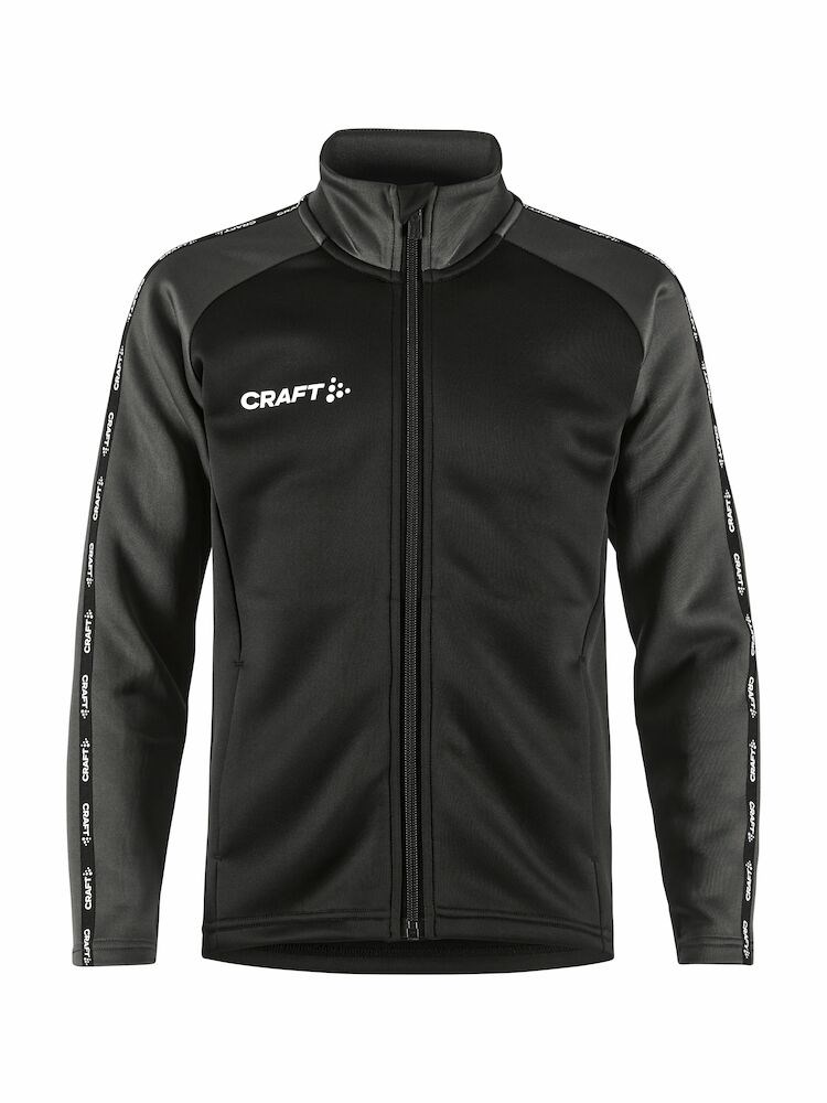 Craft - Squad 2.0 Full Zip Jr Black-Granite 122/128