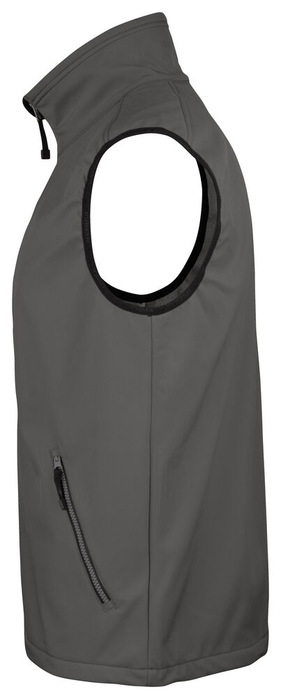 Jobman - 7502 Softshell Vest D.grijs/D. grijs S