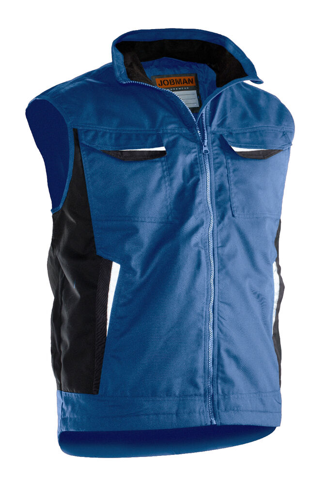 Jobman - 7517 Service Vest Lined - Hemelsblauw