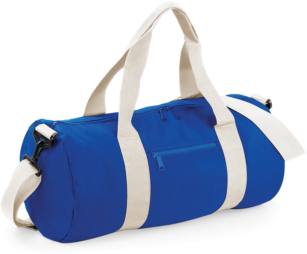 BG140 - Original Barrel Bag - Bright Royal / Off White