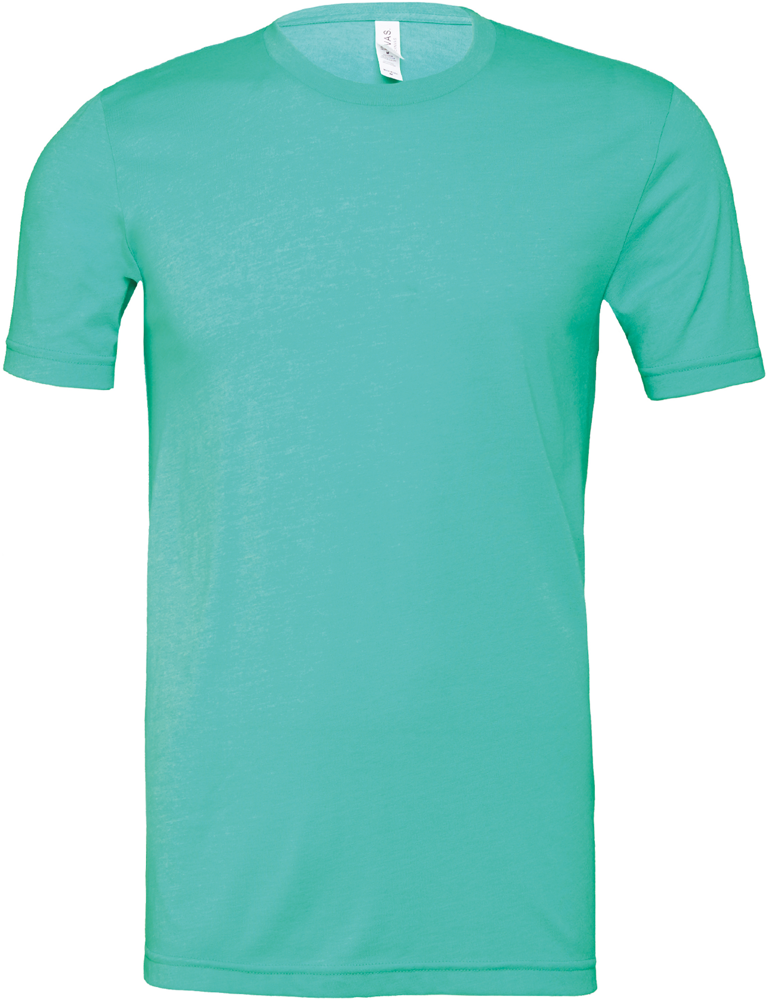 BE3001CVC - Heather jersey T-shirt met korte mouwen - Heather Sea Green