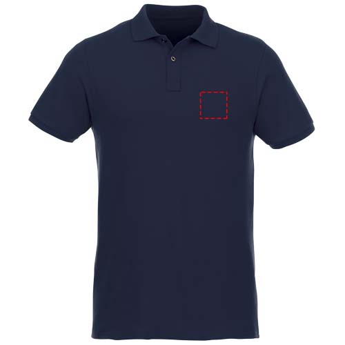 Beryl biologisch gerecyclede herenpolo met korte mouwen