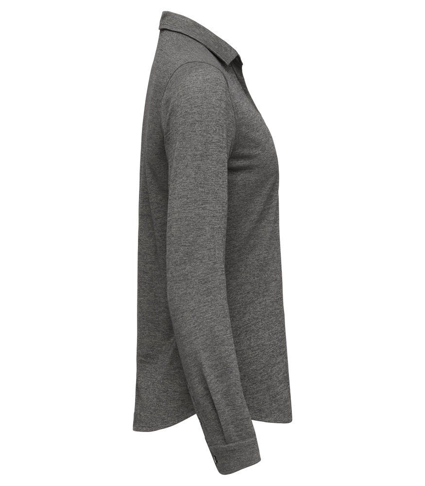 Cutter & Buck - Advantage Shirt Dames Antraciet Mélange XS