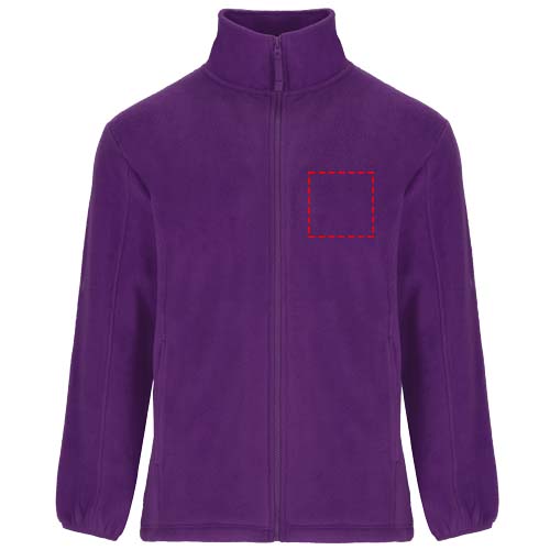 Artic fleece herenjack met volledige rits