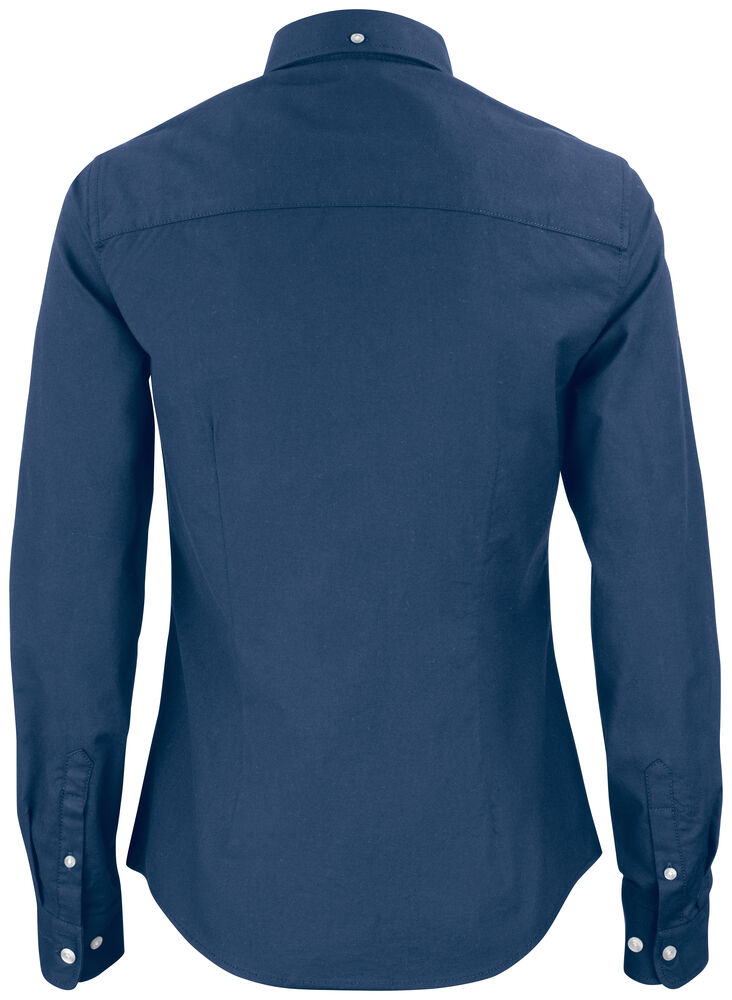 Cutter & Buck - Hansville Shirt Dames Oxford blauw M