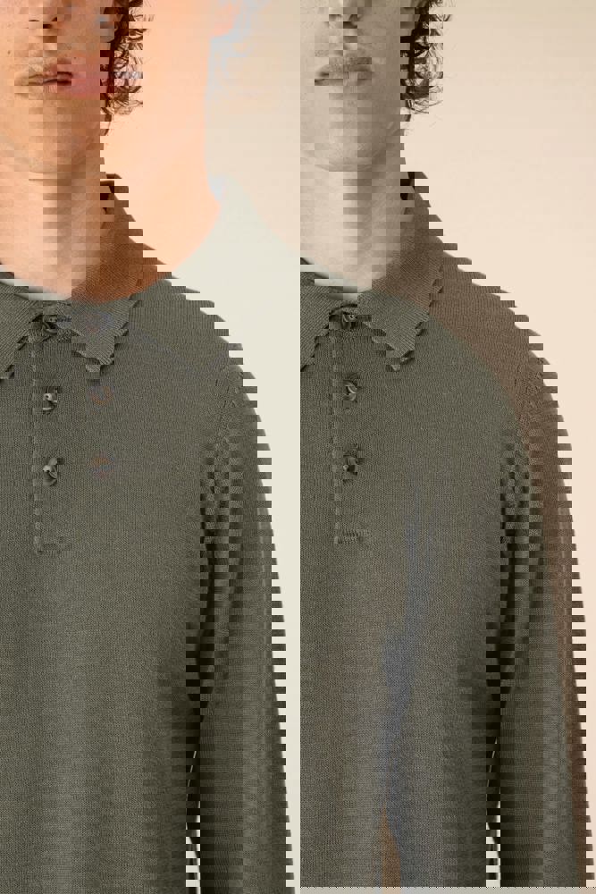 SP204 - Ecologische herenpolo met lange mouwen