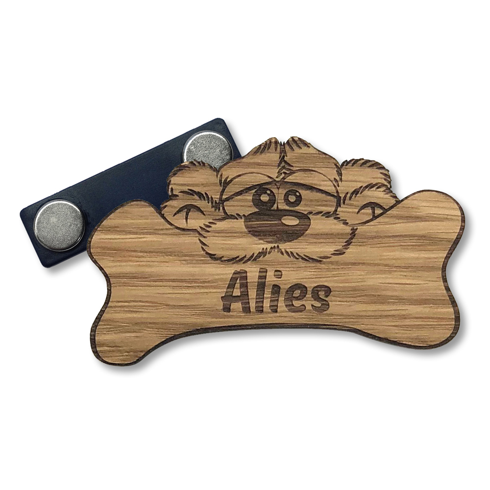 Custommade Naambadge Hout