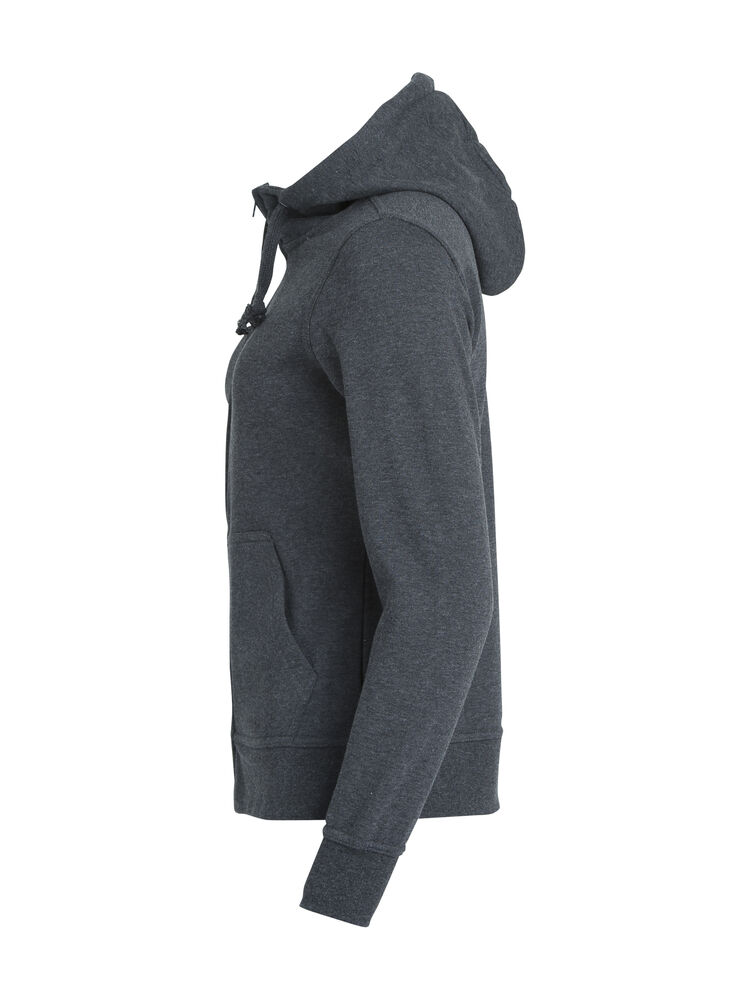 Clique - Basic Hoody Full Zip Women Antraciet Melange XL
