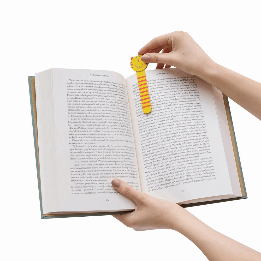 FUNNY ANIMALS - Houten boekenlegger