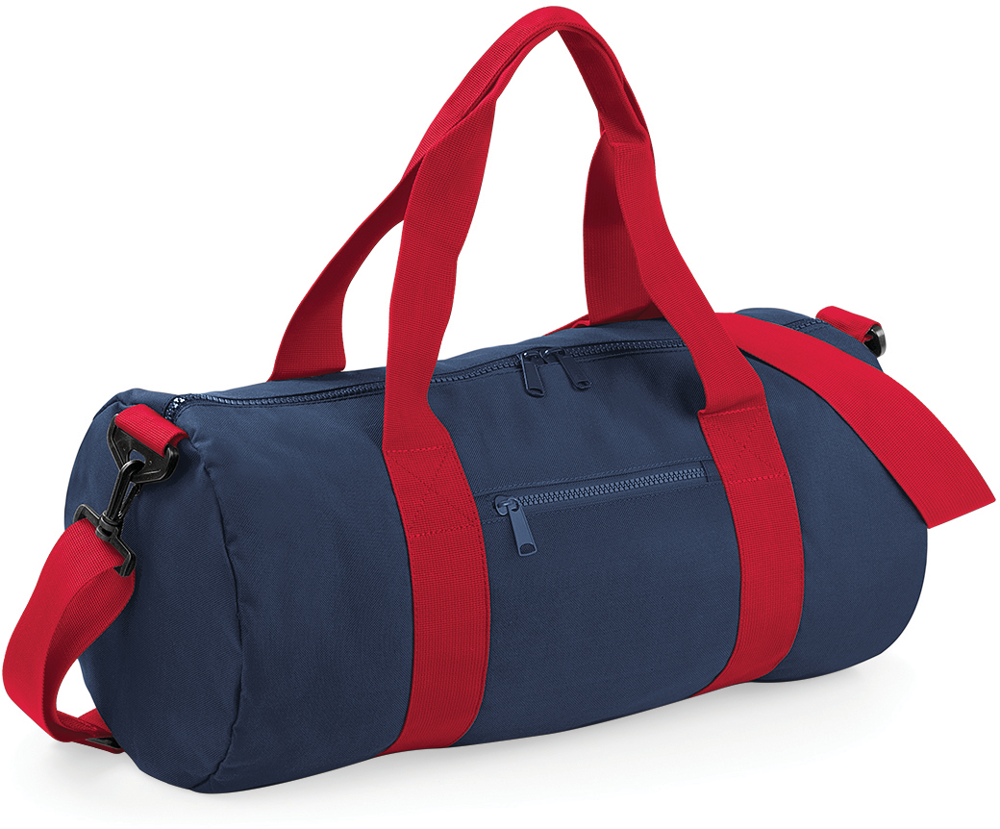 BG140 - Original Barrel Bag - French Navy / Classic Red