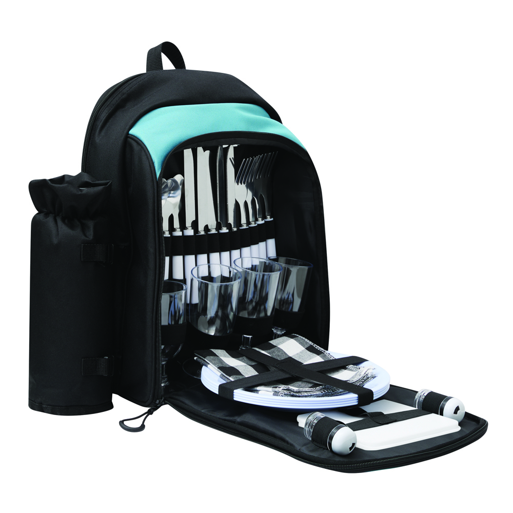 SMART TRIP - Picknick rugzak - hemelsblauw, zwart