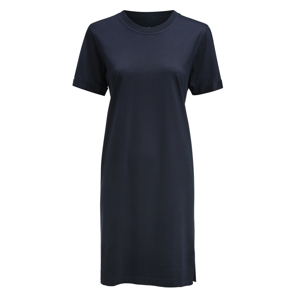 American T-shirt Dress Jurk Dames - Marine