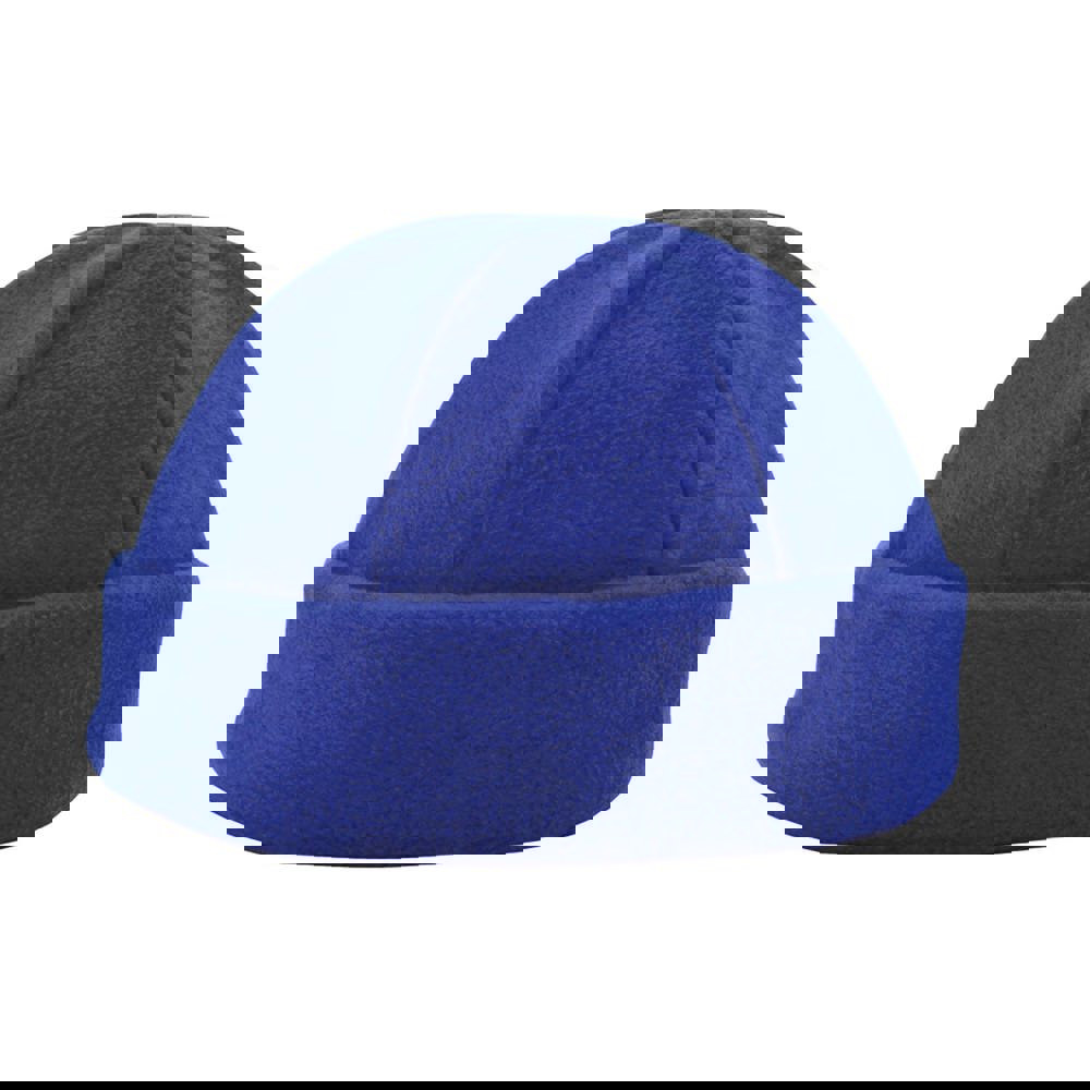 Fleece muts 6 panelen - Kobaltblauw (PMS 286c) / Kobaltblauw