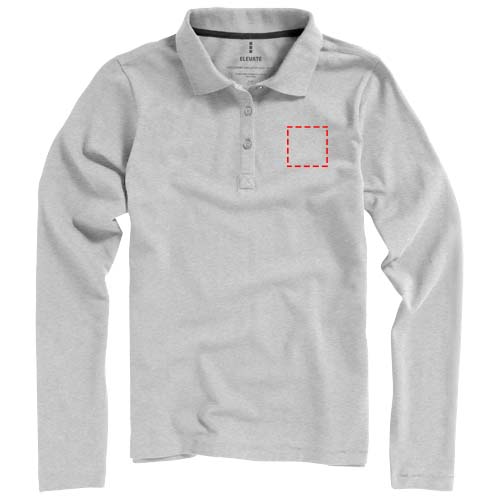 Calgary damespolo met lange mouwen