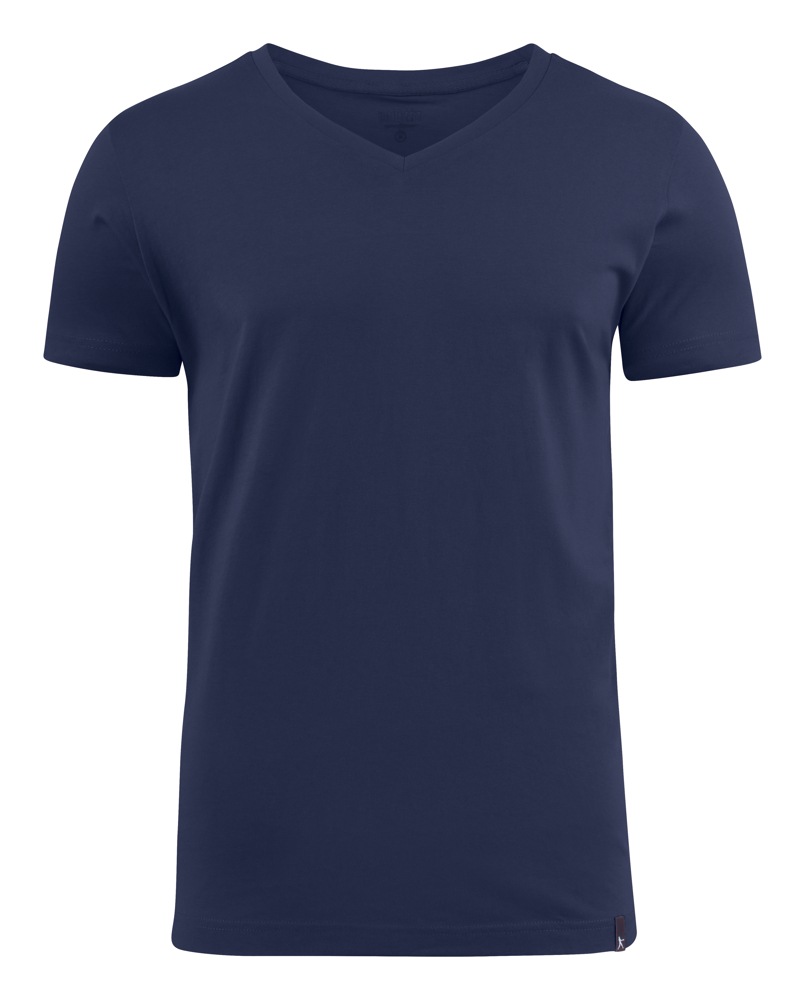 American V T-Shirt Heren - Marine